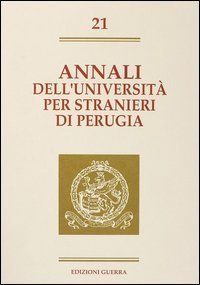 Annali dell'Universit&agrave; per stranieri di Perugia. Semestre luglio-dicembre 1994