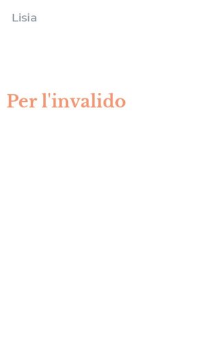 Per l'invalido