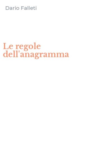 Le regole dell'anagramma