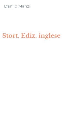 Stort. Ediz. inglese