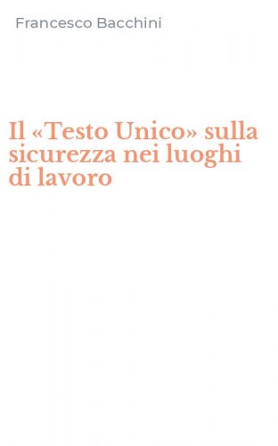 Il &laquo;Testo Unico&raquo; sulla sicurezza nei luoghi di lavoro