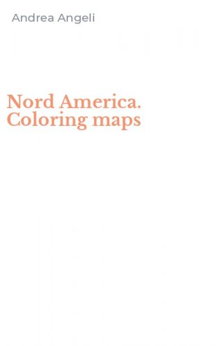 Nord America. Coloring maps