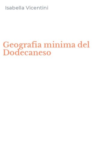 Geografia minima del Dodecaneso