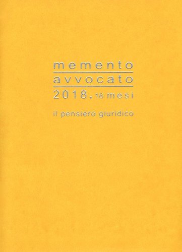 Memento avvocato 2018 16 mesi