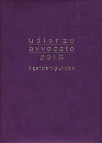Udienze avvocato 2016