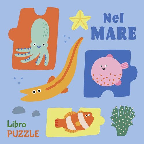 Nel mare. Libro puzzle