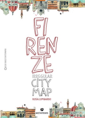Firenze. Irregular city map