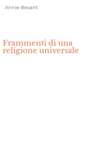Frammenti di una religione universale