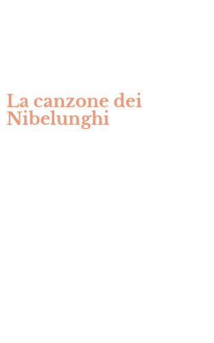 La canzone dei Nibelunghi