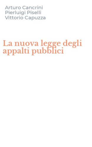 La nuova legge degli appalti pubblici
