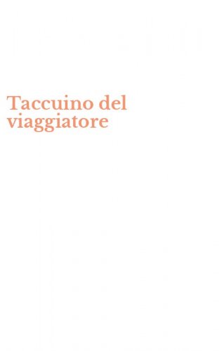 Taccuino del viaggiatore