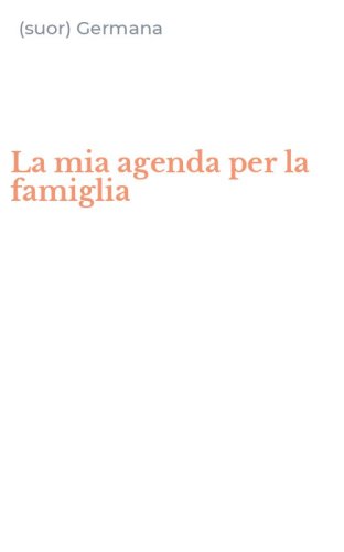 La mia agenda per la famiglia
