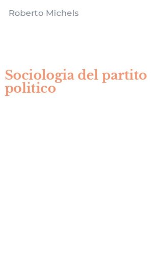 Sociologia del partito politico