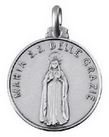 MADONA DELLE GRAZIE ARGENTO E DORATE 18 MM
