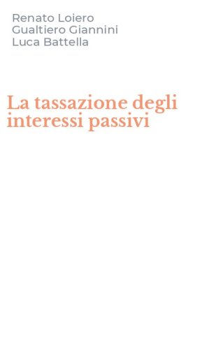 La tassazione degli interessi passivi