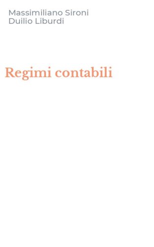 Regimi contabili