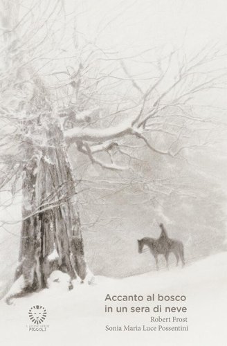 Accanto al bosco in una sera di neve