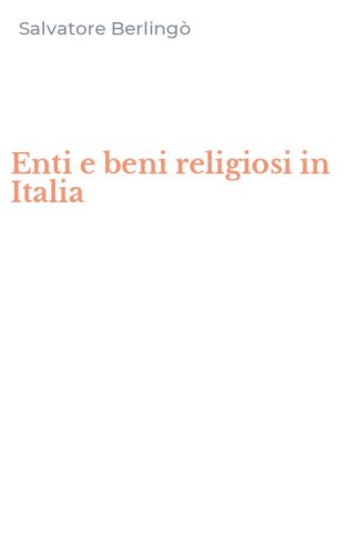 Enti e beni religiosi in Italia