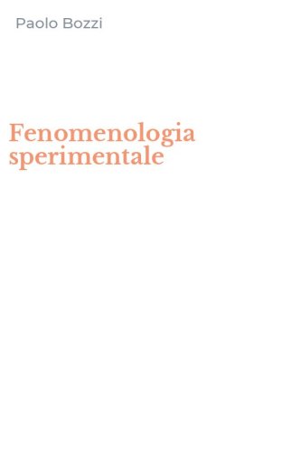 Fenomenologia sperimentale