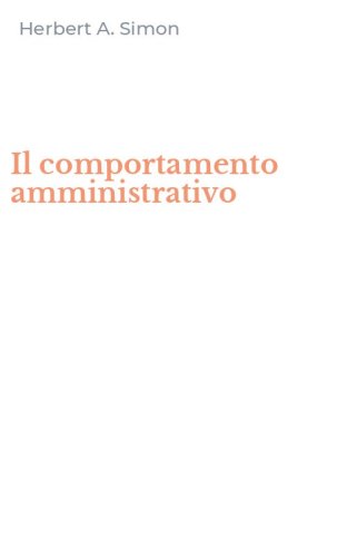 Il comportamento amministrativo