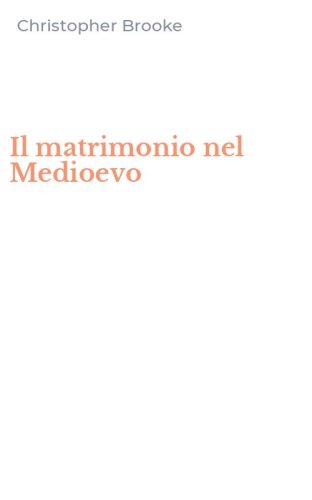 Il matrimonio nel Medioevo
