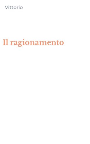 Il ragionamento