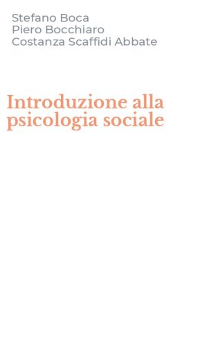 Introduzione alla psicologia sociale