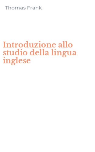 Introduzione allo studio della lingua inglese