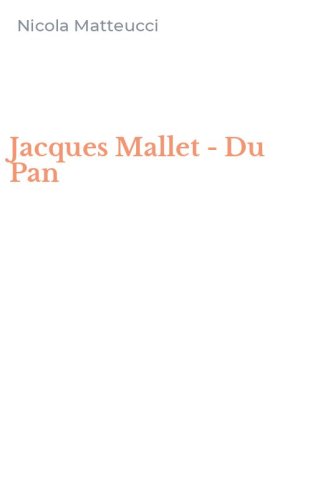 Jacques Mallet - Du Pan