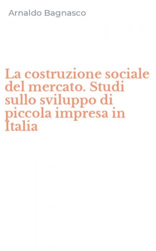 La costruzione sociale del mercato. Studi sullo sviluppo di piccola impresa in Italia