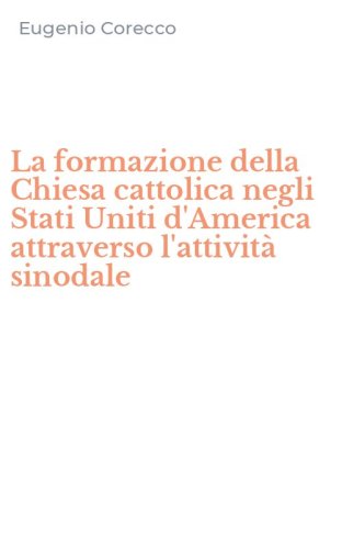 La formazione della Chiesa cattolica negli Stati Uniti d'America attraverso l'attivit&agrave; sinodale