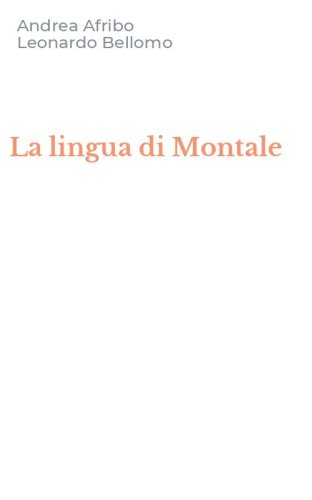 La lingua di Montale