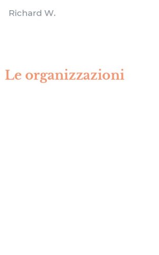 Le organizzazioni