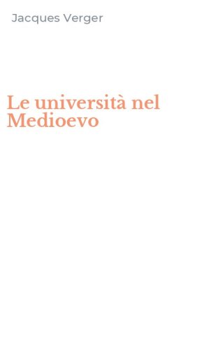 Le universit&agrave; nel Medioevo