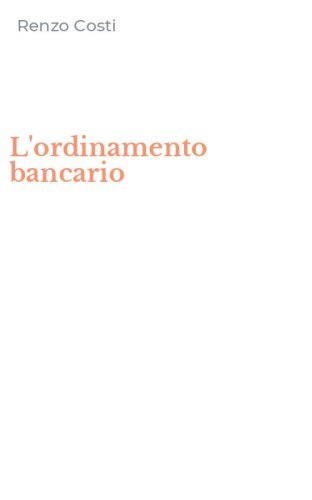 L'ordinamento bancario