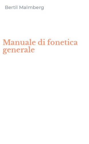 Manuale di fonetica generale