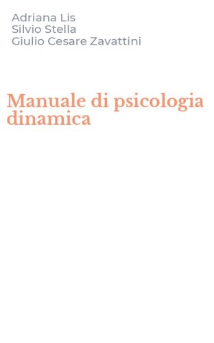 Manuale di psicologia dinamica