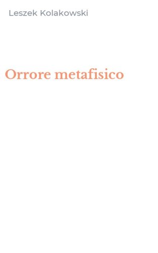 Orrore metafisico