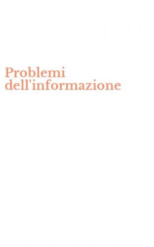 Problemi dell'informazione