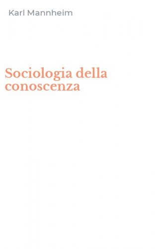 Sociologia della conoscenza