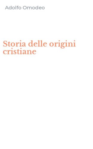 Storia delle origini cristiane