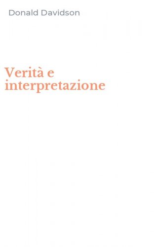 Verit&agrave; e interpretazione