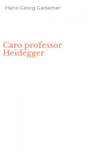 Caro professor Heidegger