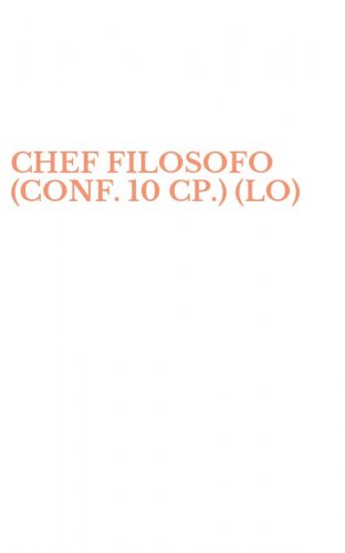 CHEF FILOSOFO (CONF. 10 CP.) (LO)