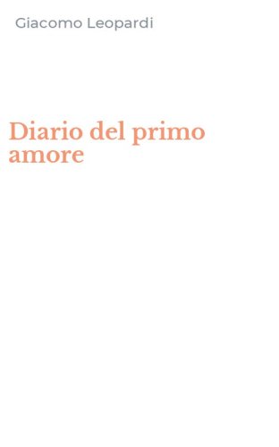 Diario del primo amore