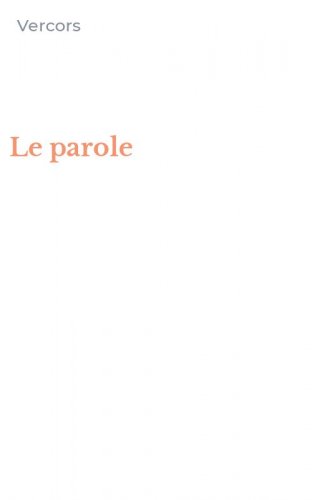 Le parole