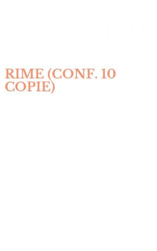 RIME (CONF. 10 COPIE)