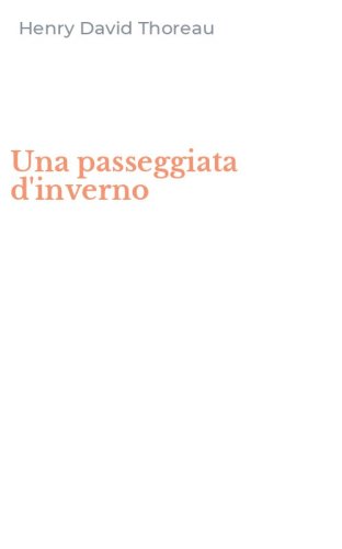 Una passeggiata d'inverno