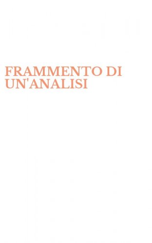 FRAMMENTO DI UN'ANALISI