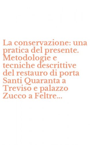 La conservazione: una pratica del presente. Metodologie e tecniche descrittive del restauro di porta Santi Quaranta a Treviso e palazzo Zucco a Feltre...